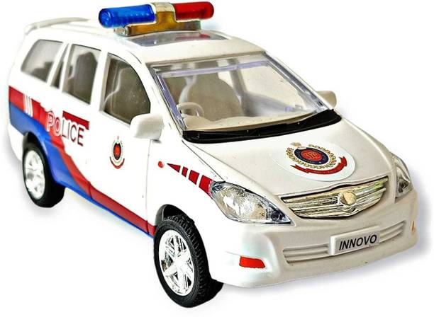 Shree Jee POLICE CAR CHASE PULL BACK ACTION TOY FOR KIDS (PACK OF 1)