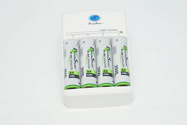 Power Smart PS 345+2500 BP4 Standard AA-AAA NiCd-NiMH and USB Output Charger  Camera Battery Charger
