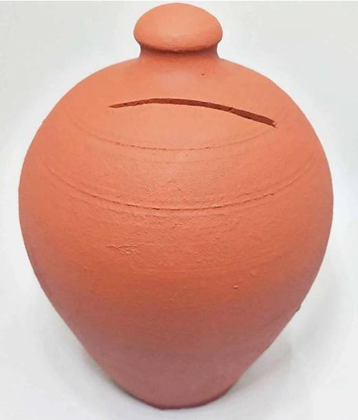 Hk Group Mitti ka Gullak / coin bank / money saving Bank ( 1 pcs) Coin Bank