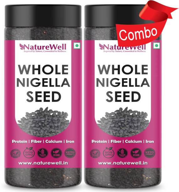 Naturewell Kalonji seeds | nigella seeds | For hair growth Black Cumin Seeds Black Cumin Seeds