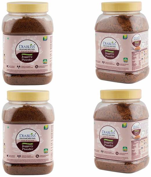 डायबलिस Diabetic Friendly Low Glycemic Index GI Jaggery - - Pack of 4 गुड़