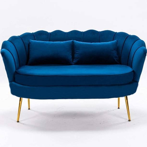 Crosby Sofa sectional fabric in teak wood for your living room, office Pre-assembled Fabric 2 Seater  Sofa