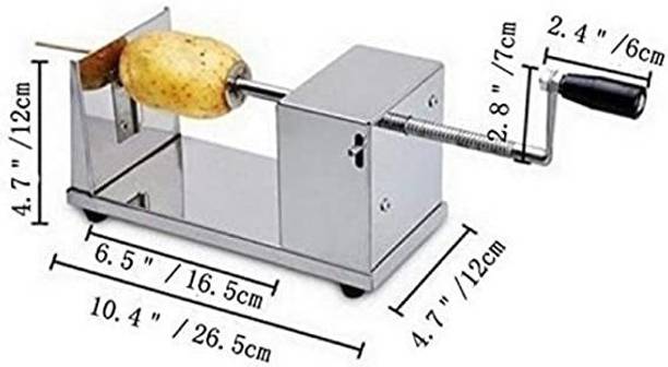 SMBT Potato Spiral Slicer Cutter Twister Maker Machine Potato Slicer77 Potato Grater & Slicer