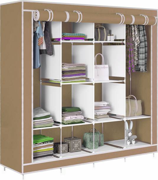 Home Reserve D2 Solid Collapsible Wardrobe Carbon Steel Collapsible Wardrobe