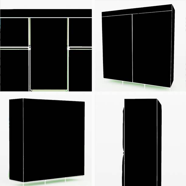 TRESCHIK Unique C4 Premium 1 Door 6 Shelf Carbon Steel Collapsible Wardrobe