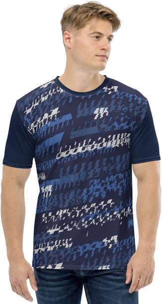 URBANIC CLOTHING Printed Men Round Neck Multicolor T-Shirt