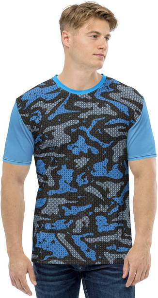 URBANIC CLOTHING Printed Men Round Neck Multicolor T-Shirt