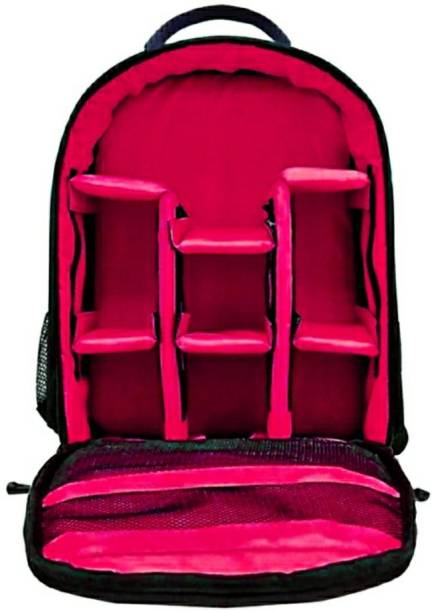 PROUDME DSLR Camera Bag, Lens Accessories Carry Case for All DSLR Cameras-(Pink)  Camera Bag