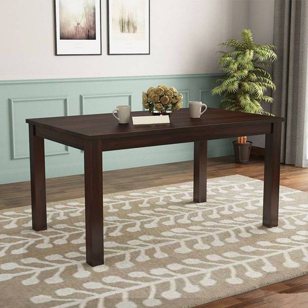 Shree Jeen Mata Enterprises Solid Wood Sheesham Wood Four Seater Dining Table For Dining Room Solid Wood 4 Seater Dining Table