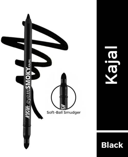 NYKAA Eyem SMOKY Kajal Eyeliner Black Smoky