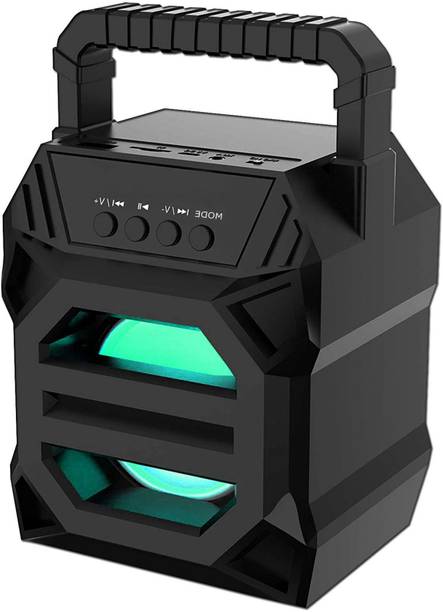 BAGATELLE Good Quality Wireless 3D Ultra Bass Surround sound speaker with LED Lights 5 W Bluetooth Speaker