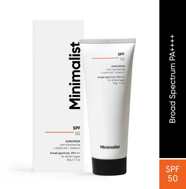 Minimalist Sunscreen - SPF SPF 50 PA++++ Lightweight with Niacinamide & Multi-Vitamins, No White Cast, Broad Spectrum