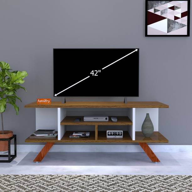 plantzy Engineered Wood TV Entertainment Unit/TV Stand/Storage Cabinet/Storage Unit Engineered Wood TV Entertainment Unit