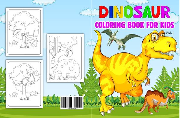 Dinosaur Coloring Book For Kids