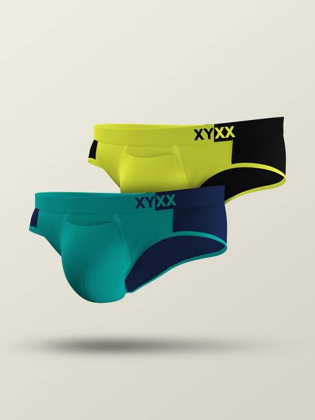 Pack of 2 Dualist Intellisoft Micro Modal Color Blocked Men Brief