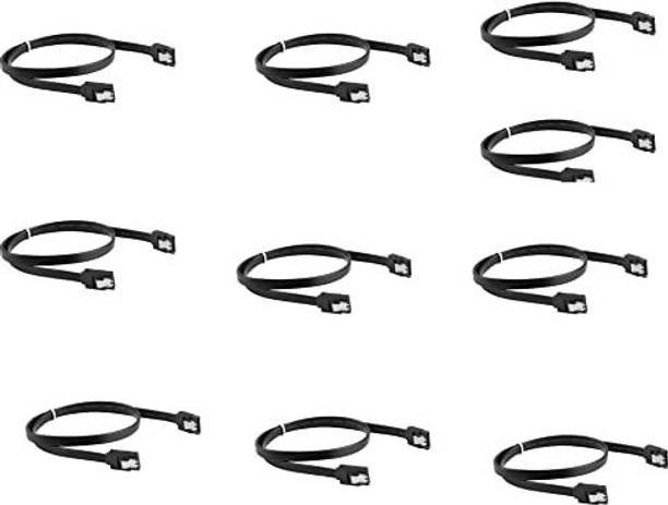 Etzin SAS Cable 0.4 m SATA Cable III 6Gbps Straight HDD SDD Data Cable Pack-10
