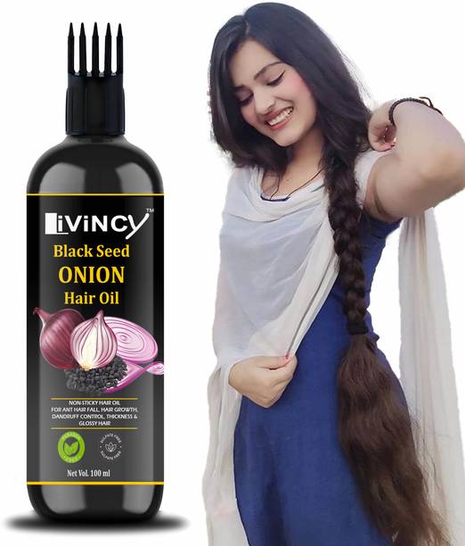 Livincy HERBAL ONION HAIR OIL FOR LONG HAIR, HAIR GROWT...