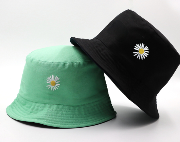 Jamont Unisex Bucket Hat Beach Sun Hat Fishing Hat Reversible Double-Side-Wear