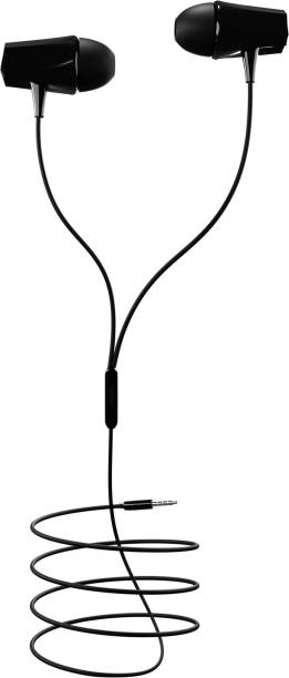 IAIR Jazz Wired Earphones with Mic Dynamic Speakers Chiseled Stylish Design, Eartips Wired Headset