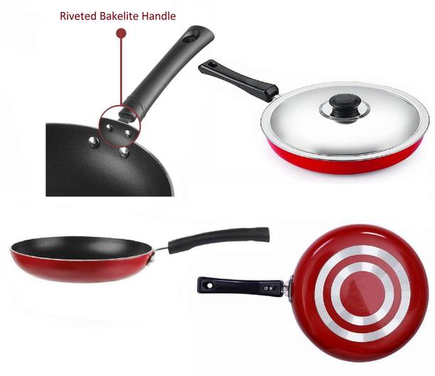 HM EVOTEK Chetty Pan 23 cm diameter with Lid 2 L capacity