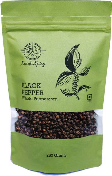 Kinda Spicy Whole Black Peppercorn 250 g