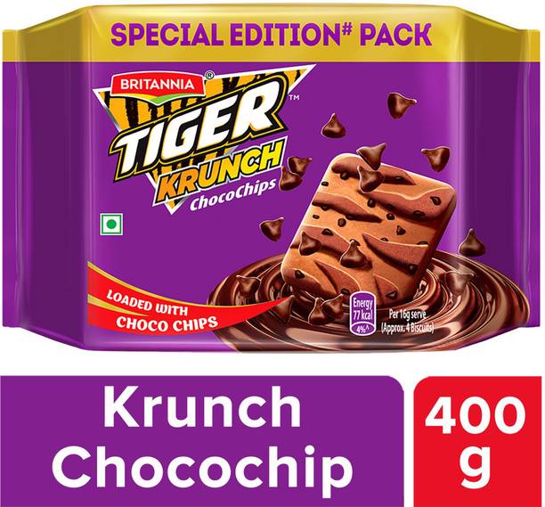 BRITANNIA Tiger Krunch Chocochips Sweet & Salty Biscuit