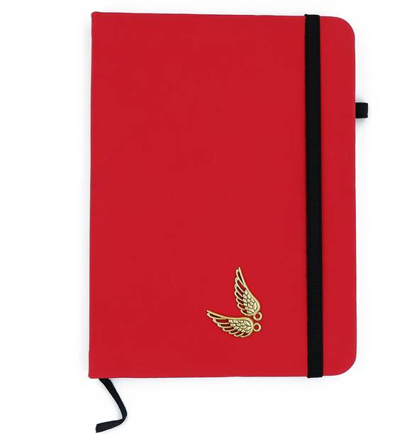 ASRAW Golden Wings A5 Sized Hardcover Diary A5 Diary Ruled 176 Pages