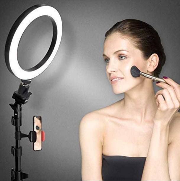 Jwala Traders Portable LEDTripod Stand Holder USB Plug 10 Inch Fill Light Ring Ring Flash
