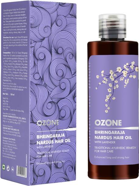 OZONE Bhringaraja Nardus Hair Oil | Hair Growth, Strengthening & Nourishing Hair Oil