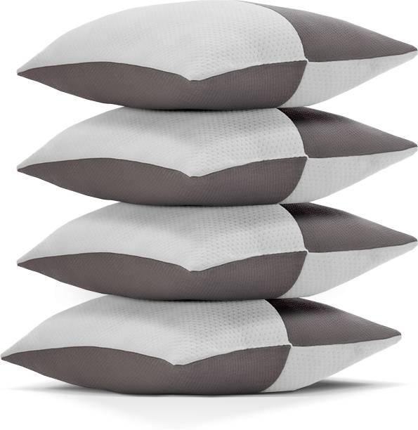 LA VERNE LUXURY Microfibre Geometric Sleeping Pillow Pack of 4