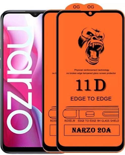 RUAM Edge To Edge Tempered Glass for Realme Narzo 20A