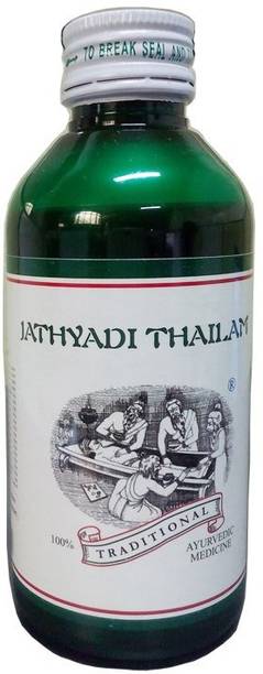 Kairali Jathyadi Thailam - Ayurvedic Medicine Oil Cuts, Burns, (200 ml)