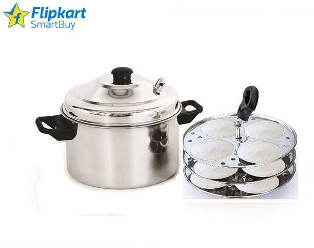 Flipkart स्मार्टबाय Induction & Standard Idli Maker (3 Plates , 12 Idlis ) इंडक्शन & स्टैंडर्ड इडली मेकर