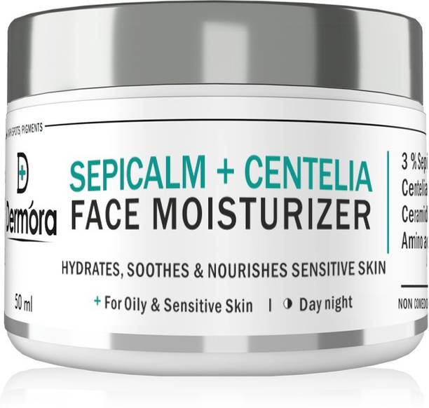 DERMORA Sepicalm + Centelia Face Moisturizer With Sepicalm, Cica Extract
