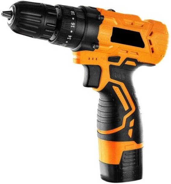 XDLB Internationals 10mm rotating keyless chuck Screwdriver cum drill machine with reverse Forward Function, Torque setting and LED Light Inbuilt MultiColor Collated Screw Gun