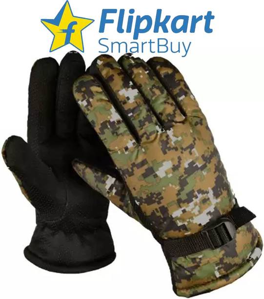Rhtdm MOSAIC TEXTURE SUPER WARM WINTER GLOVE WITH EXTRA SOFT FUR LINING BROWN L Size_1 Riding Gloves