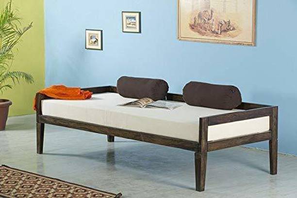 Taskwood Furniture Solid Woos Sheesham Wood Diwan Settee For Living Room, Veranda Solid Wood Settee