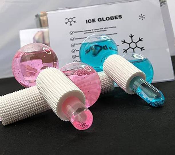 UBJI CRYSTAL BALL MASSAGER Ice Crystal Glass Ball Roller Globes Facial Roller Cold Skin Massagers Massager