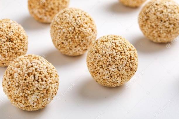 SIDDHI Home Made Special Falhari Item_Rajgira Laddo | Rajgeera laddu 400 GM Pouch