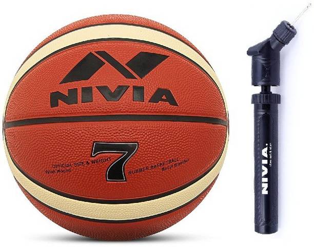 निविया COMBO BB 201, Engraver Size 7, BASKETBALL + BP-213 Ball Pump.. बास्केटबाल