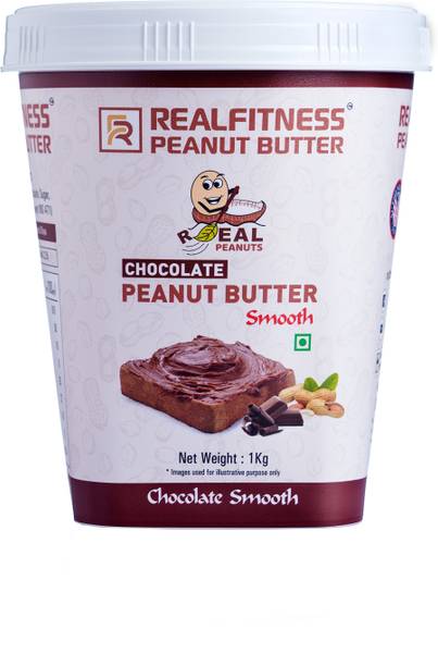 REALFITNESS PEANUT BUTTER Pure Chocolate Smooth Peanut Butter Tasty Roasted Peanut Butter -