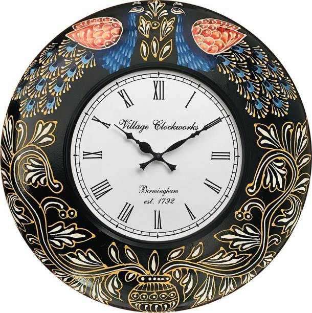 Royals Cart Analog 30 cm X 30 cm Wall Clock