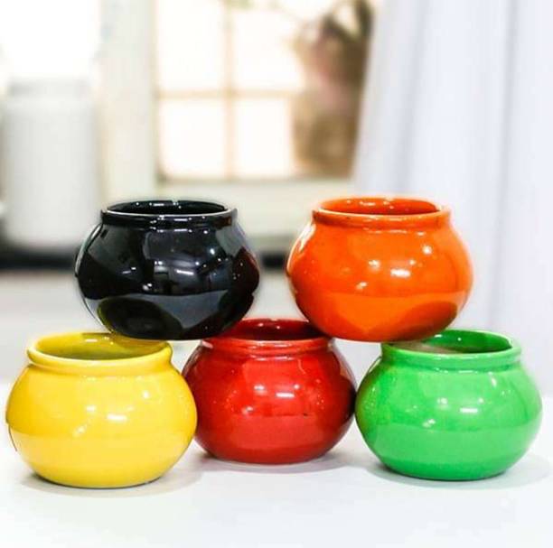 SBC Small Matki Shape Pot Plant Container Set