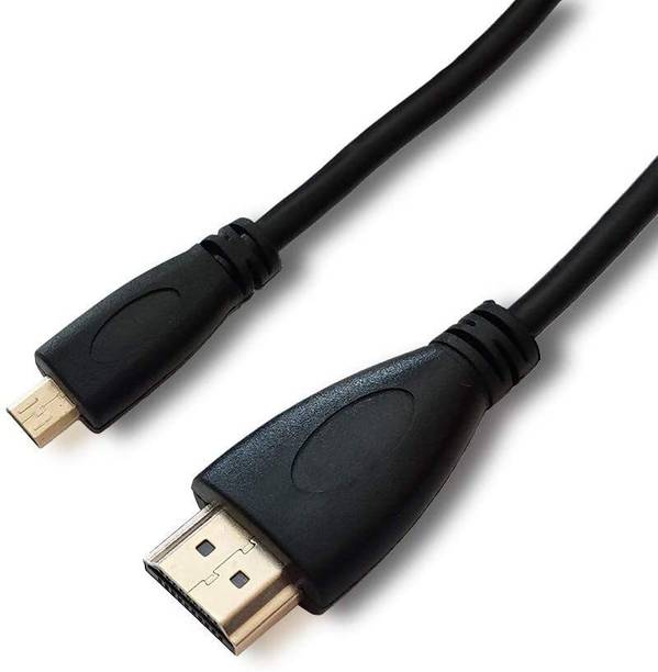 FOX MICRO TV-out Cable 1.5m Micro HDMI Male to HMDI Male Cable Cord for Raspberry Pi 4 Sony A6000 A6300