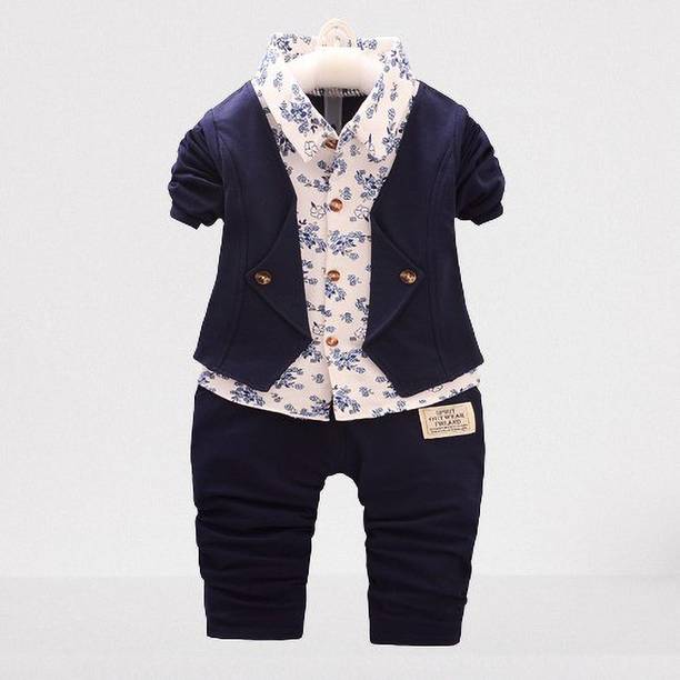 STAR WORLD Baby Boys & Baby Girls Casual Jacket Pant, Blazer