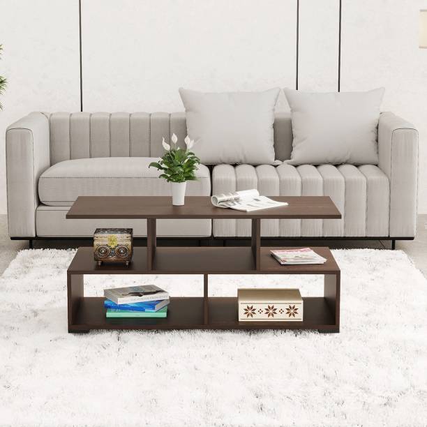 BLUEWUD Victor Coffee Center Sofa Teapoy Console Table for Sofa Set Living Room Home Engineered Wood Coffee Table