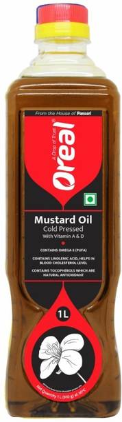 Oreal Kacchi Ghani Mustard Oil 100% Pure Mustard Oil Plastic Bottle