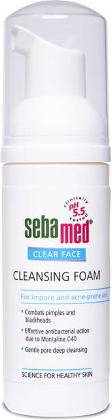 Sebamed Clear Face Cleansing Foam | pH 5.5 I Combats Pimples; Blackheads Face Wash