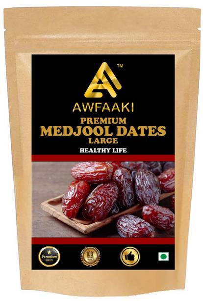 AWFAAKI MEDJOOL DATES LARGE/MEDJOUL DATES JUMBO/250 GM Dates