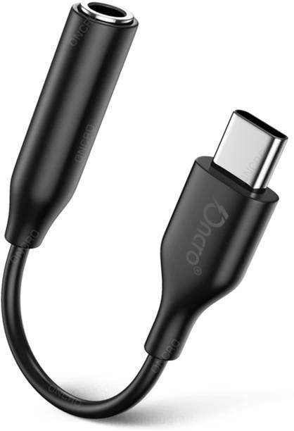 ONCRO Black samsung audio jack oneplus type c to 3.5mm jack connector headphone aux adapter Phone Converter
